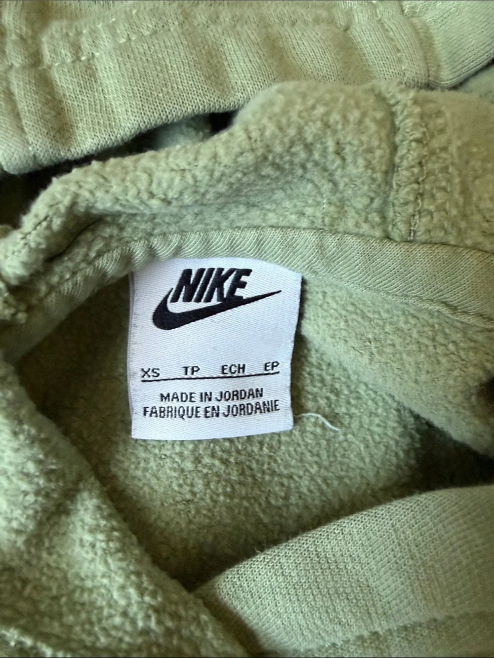 Nike Green Pullover Hoodie with White Swoosh